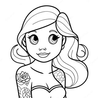 Tuff Tatuering Ariel Malarbild 25586-23364