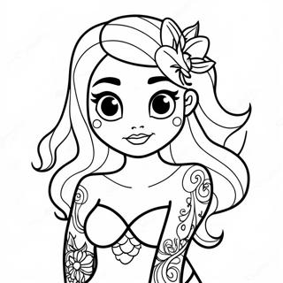 Tuff Tatuering Ariel Malarbild 25586-23550