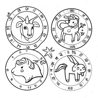 Zodiakens Tecken Malarbild 25747-23670