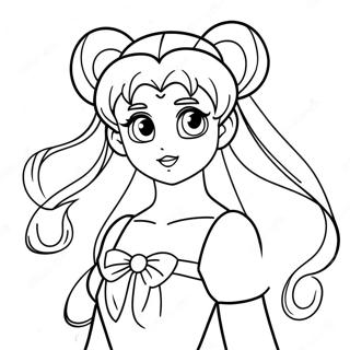 Prinsessan Serenity Sailor Moon Målarbilder