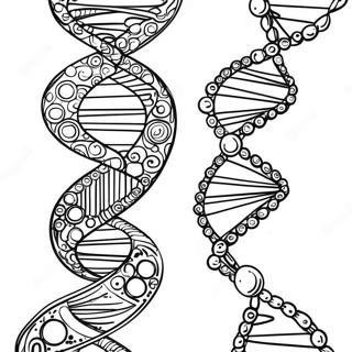 Dna Dubbelhelix Farglaggningssida 26186-24018