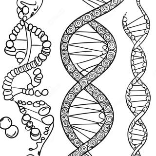 Dna Dubbelhelix Farglaggningssida 26186-24019