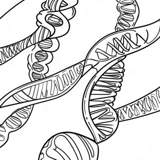 Dna Dubbelhelix Farglaggningssida 26186-24020