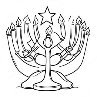 Hanukkah Malarbild 261-211