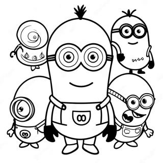 Minion Karaktarer Malarbild 26277-24095