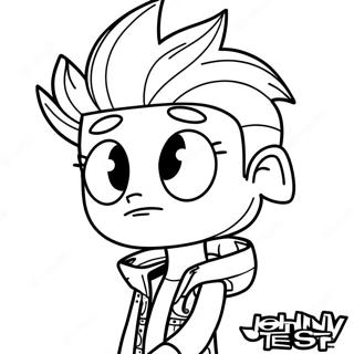 Johnny Test Målarbilder