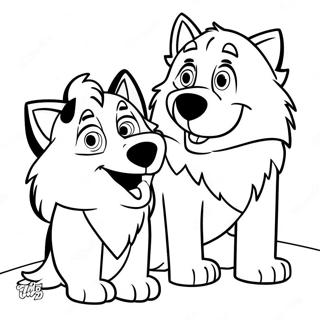 Balto Och Jenna Aventyr Malarbok 26463-24230