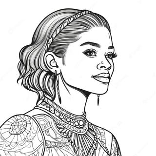 Zendaya Målarbilder