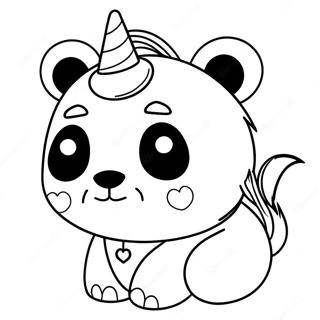 Unicorn Panda Farglaggningssida 26552-24300