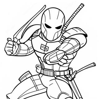 Deathstroke I Aktion Malarbok 26633-24366