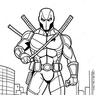 Deathstroke I Aktion Malarbok 26633-24368