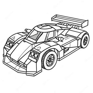 Snabb Lego Racerbil Malarbild 26683-24406