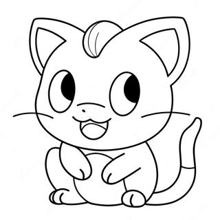 Meowth Pokemon Malarbild 26712-24427