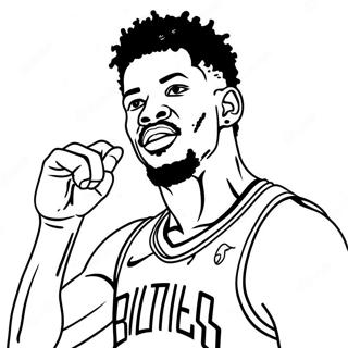 Jimmy Butler Målarbilder