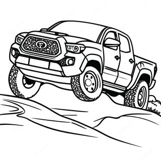 Klassisk Toyota Tacoma Off Road Malarbok 27334-24917