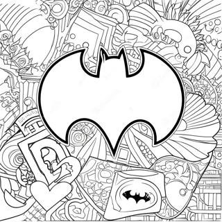 Batman Logotyp Malarbild 27553-25084