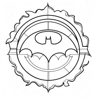 Klassisk Batman Logotyp Malarbild 27554-25085