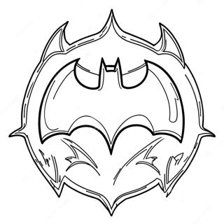 Klassisk Batman Logotyp Malarbild 27554-25086