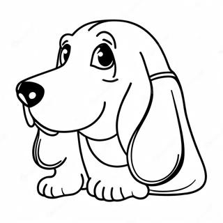 Basset Hound Farglaggningssida 27583-25108