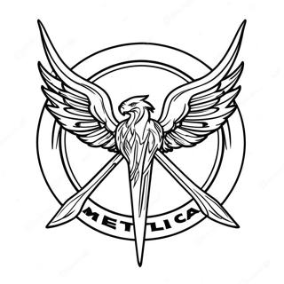 Metallica Logotyp Malarbild 28184-25578