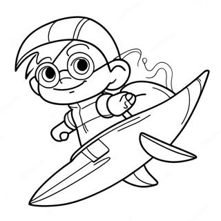 Rocket Power Aventyr Farglaggningssida 28276-25648