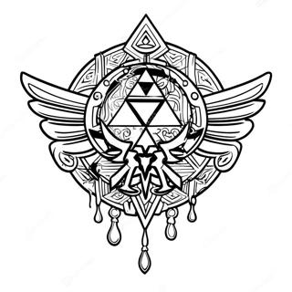 Zelda Tears Of The Kingdom Logotyp Farglaggningssida 28315-25676