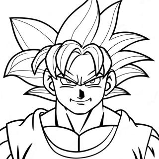 Goku Super Saiyan 4 Malarbild 28405-25746