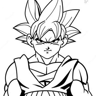 Goku Super Saiyan 4 Malarbild 28405-25748