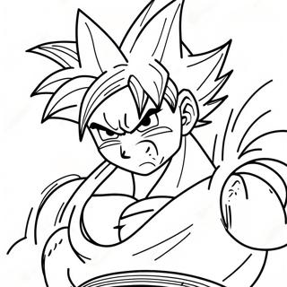 Goku Super Saiyan 4 I Aktion Malarbild 28406-25750