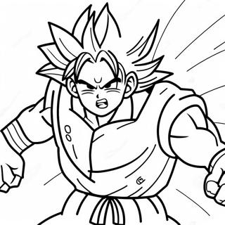 Goku Super Saiyan 4 I Aktion Malarbild 28406-25751