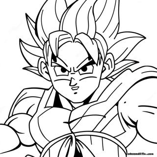 Goku Super Saiyan 4 I Aktion Malarbild 28406-25752