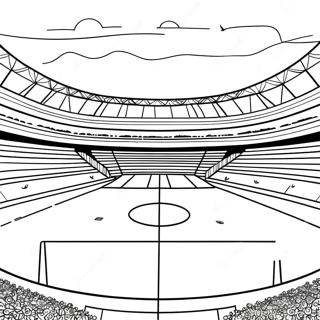 Fotbollsplan Målarbilder