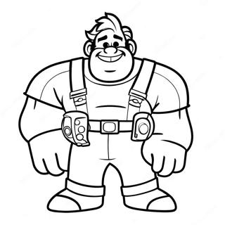 Wreck It Ralph Malarbild 2878-2330