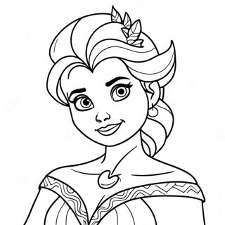 Elsa Halloween Farglaggningssida 28816-26068