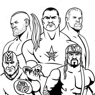 Wwe Superstars I Aktion Farglaggningssida 28827-26078