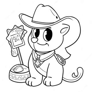 Sheriff Callie Målarbilder