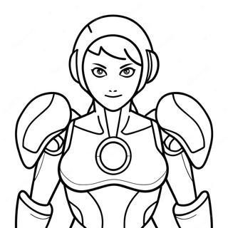 Samus Aran I Power Suit Farglaggningssida 28857-26104