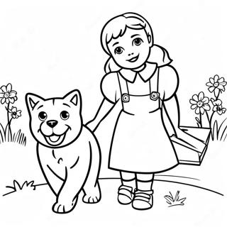 Dorothy Och Toto Aventyr Malarbild 2899-2350