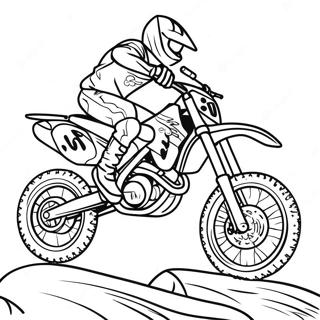 Dirt Bike Racing Malarbild 291-235