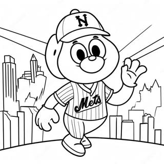 New York Mets Maskot Malarbild 29247-26413