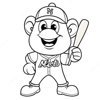 New York Mets Maskot Malarbild 29247-26416