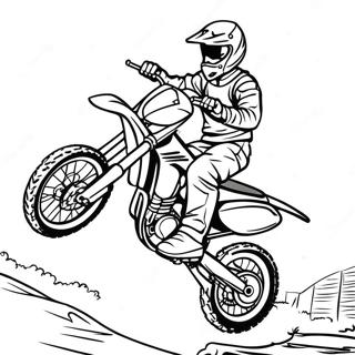 Cool Dirt Bike Forare Malarbild 292-237