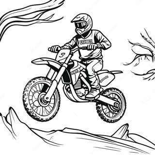 Cool Dirt Bike Forare Malarbild 292-238