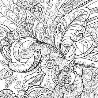 Paisley Monster Malarbild 29327-26466