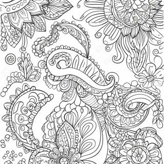 Paisley Monster Malarbild 29327-26467