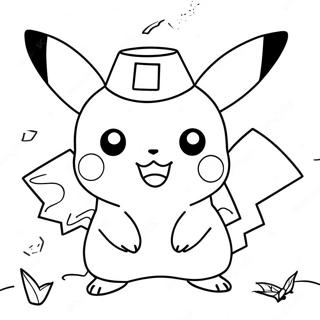 Charmig Pikachu Pokemon Go Malarbild 29408-26533