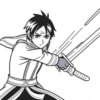 Kirito I Episk Strid Malarbild 29428-26549