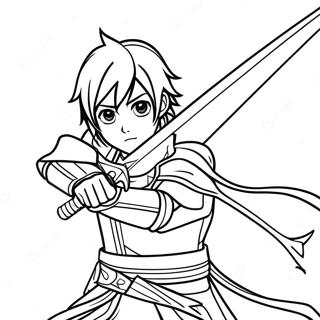 Kirito I Episk Strid Malarbild 29428-26550