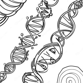 Dna Dubbel Helix Malarbild 29458-26576