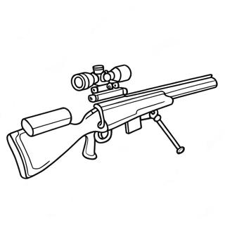 Realistiskt Sniper Gevar Malarbild 29788-26838